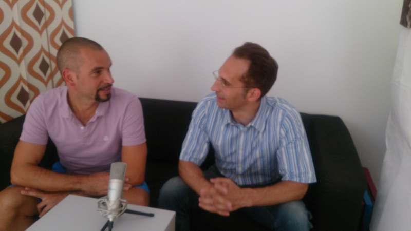 Andy und Dr. Rupp beim Podcast-Interview