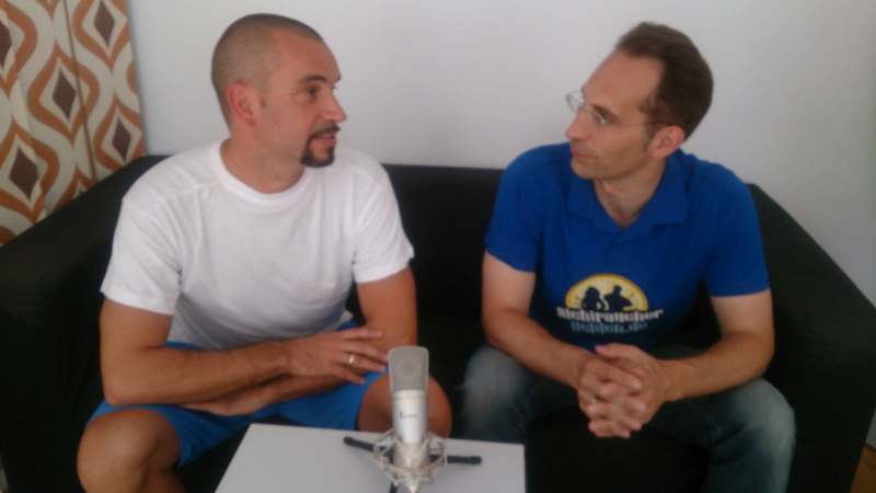 Andy und Dr. Rupp beim Podcast-Interview