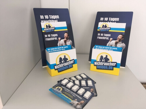 Flyerständer NichtraucherHelden.de Programm